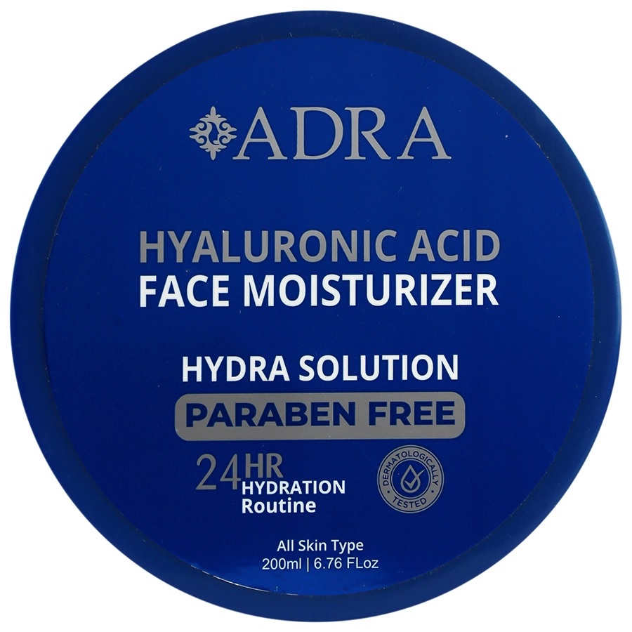 کرم آبرسان هیالورونیک اسید آبی آدرا 200ml