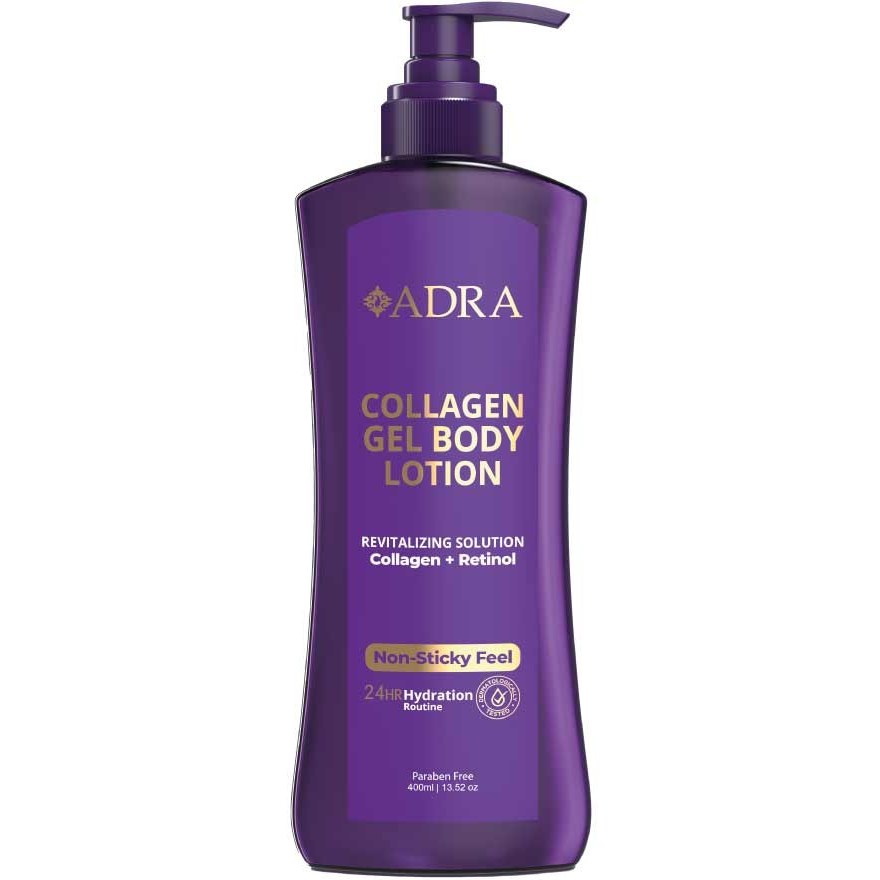 لوسیون بدن کلاژن رتینول بنفش آدرا